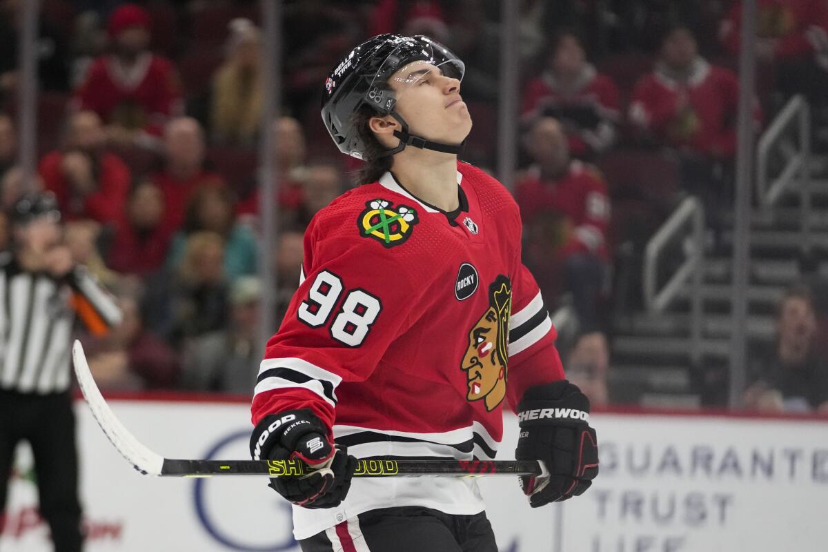 Connor Bedard is living up to the hype, but the Blackhawks remain
